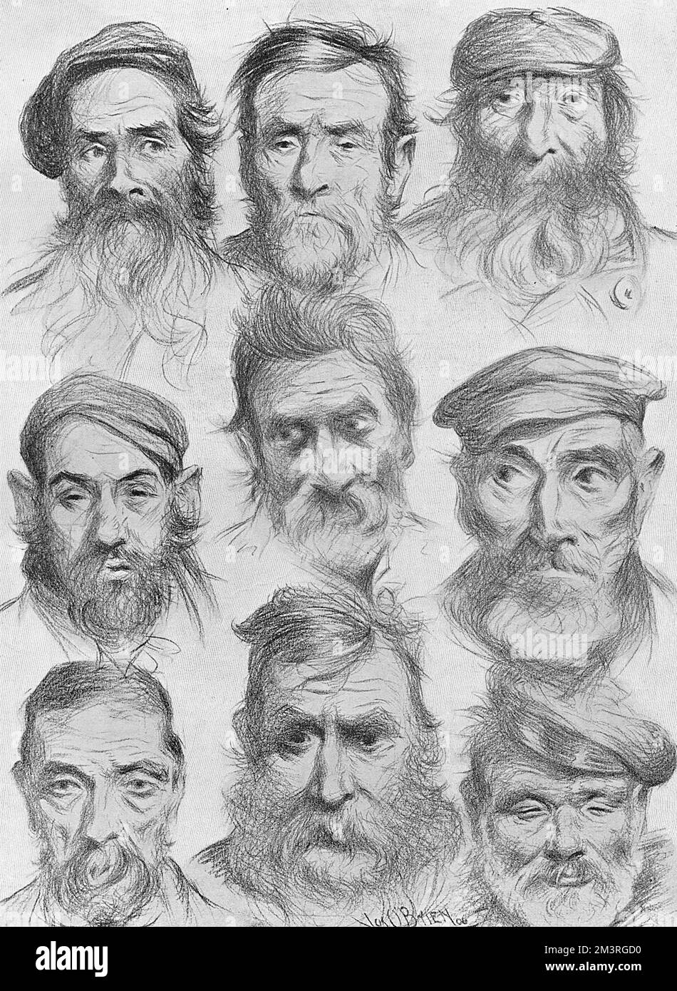 no goods or might be goods the faces of the night victims of our social system or of their own faults men of the under world character sketches of homeless men to be seen each night sleeping in the embankment area of london date 1909 2M3RGD0