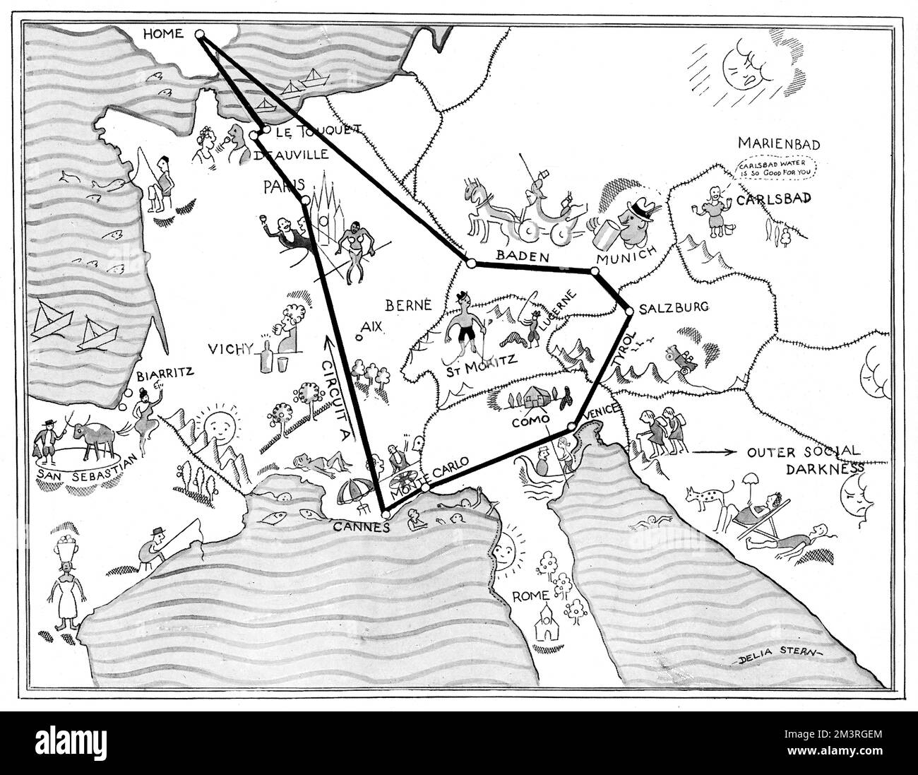 1930s map of europe Cut Out Stock Images & Pictures Alamy