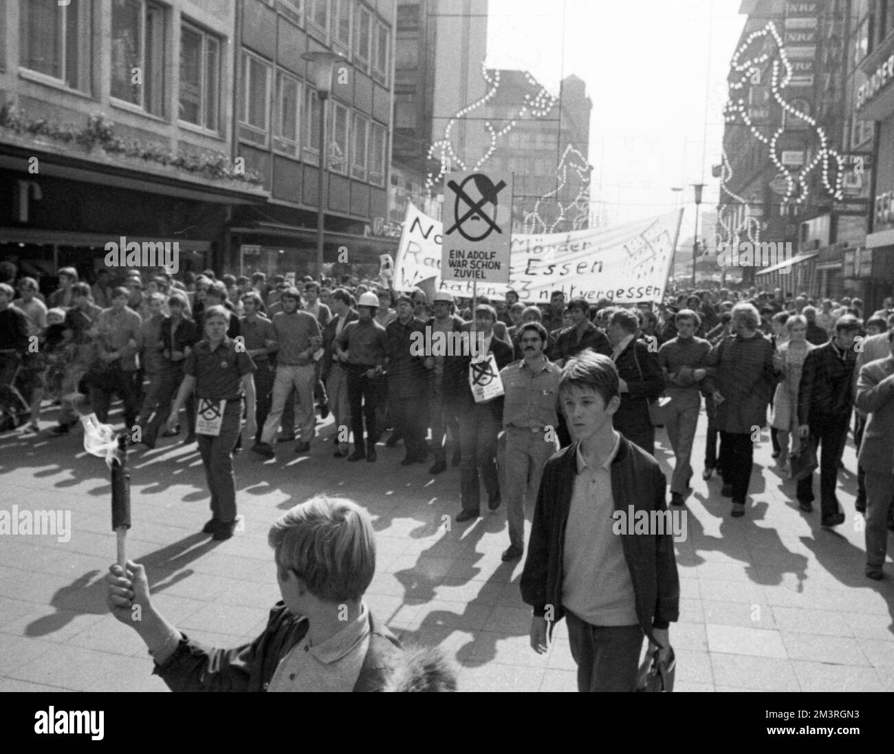 Election campaign appearances in 1969 by the radical rightwing NPD