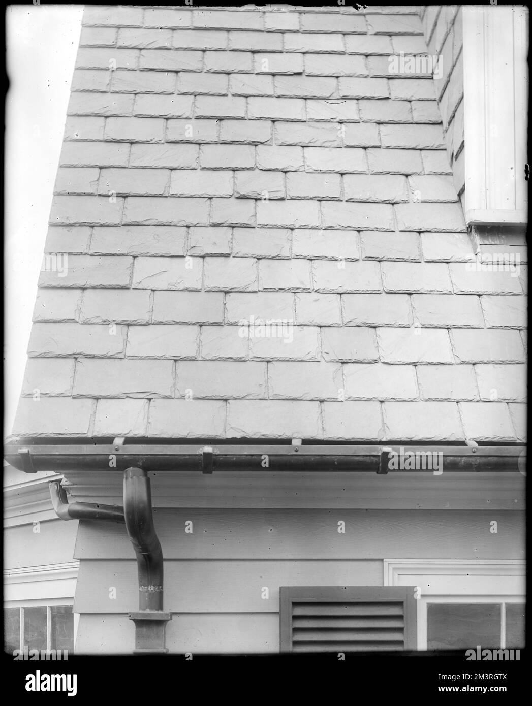 Salem, 4 Fairfield Street, exterior detail, slate roof, Miss E. A