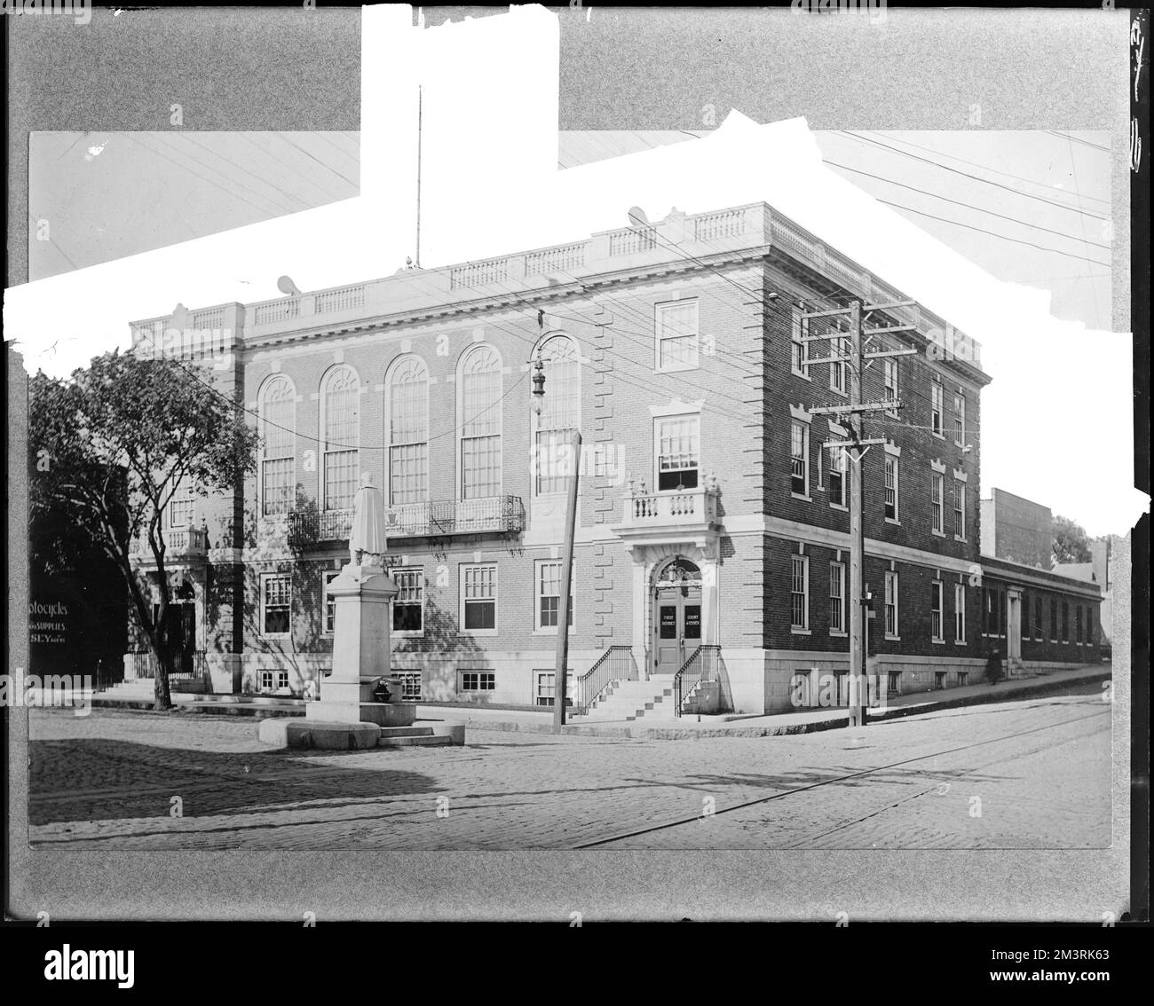 Salem, Central Street, police station and District Court , Buildings, Courthouses. Frank Cousins