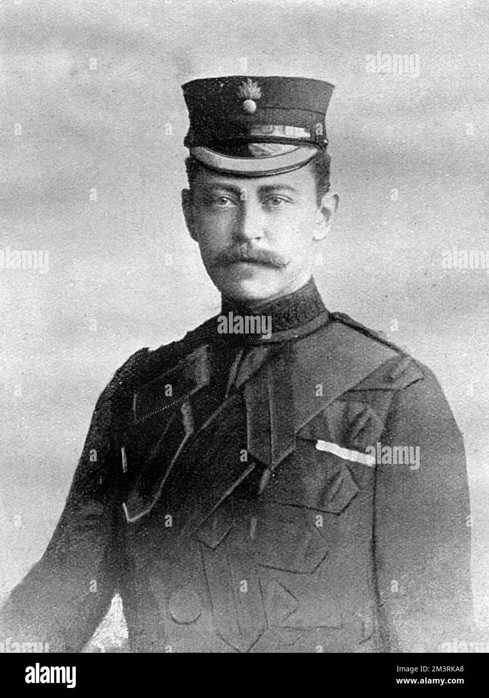 Major-General Lord Albert &quot;Edward&quot; Wilfred Gleichen, KCVO, CB, CMG, DSO (1863 - 1937), British courtier and soldier. Pictured in The Sketch at the time of the Second Boer War when he was wounded at the Battle of Modder River.   1899 Stock Photo