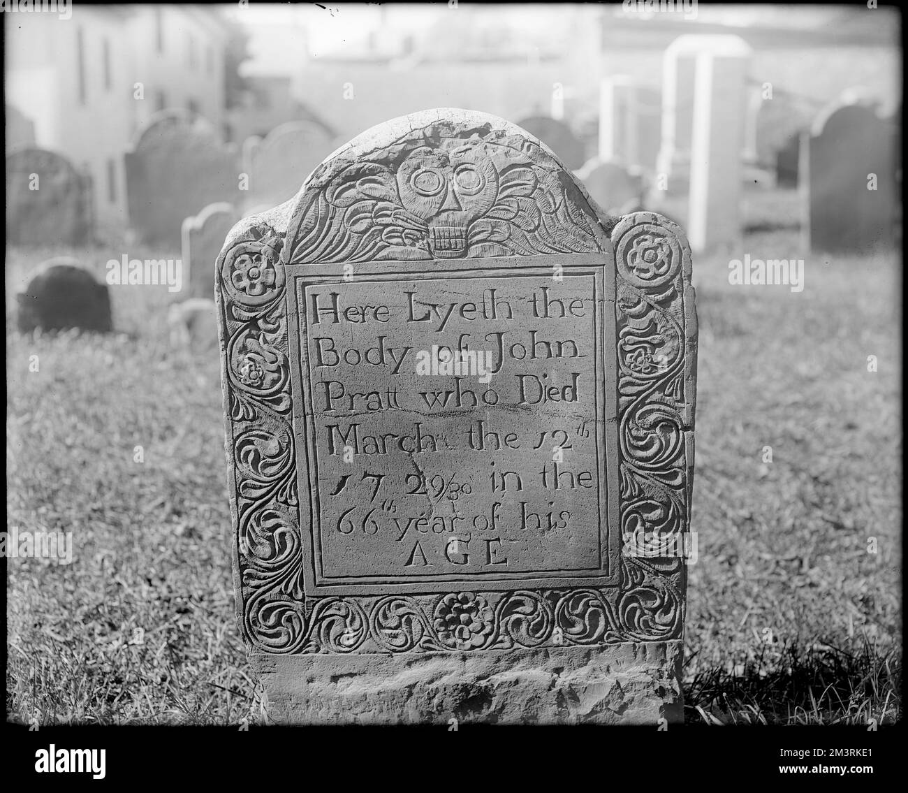 Gravestone plate Black and White Stock Photos & Images - Alamy