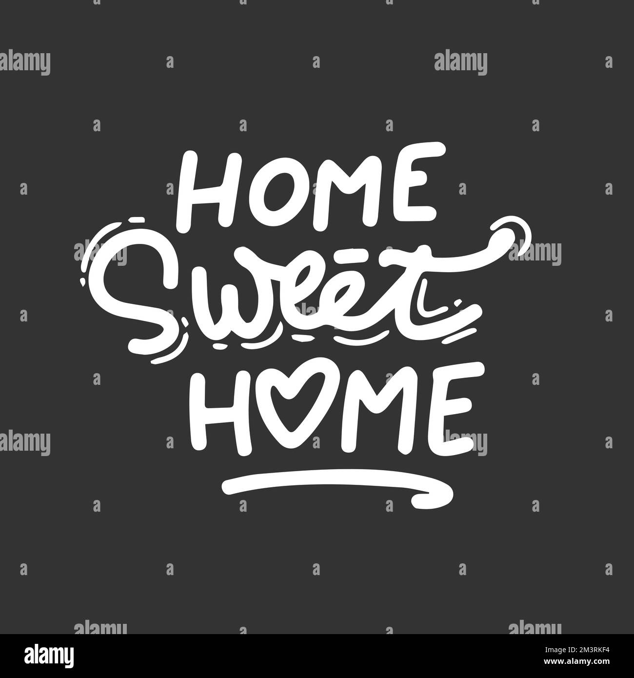 Home sweet home Black and White Stock Photos & Images Alamy