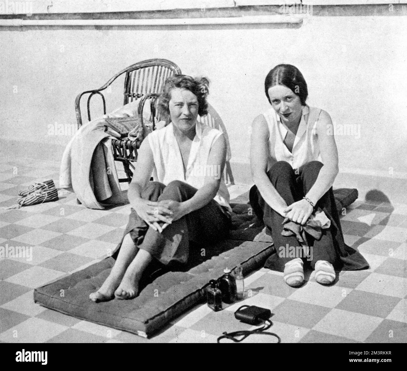 Nada, Marchioness of Milford Haven with her good friend Gloria