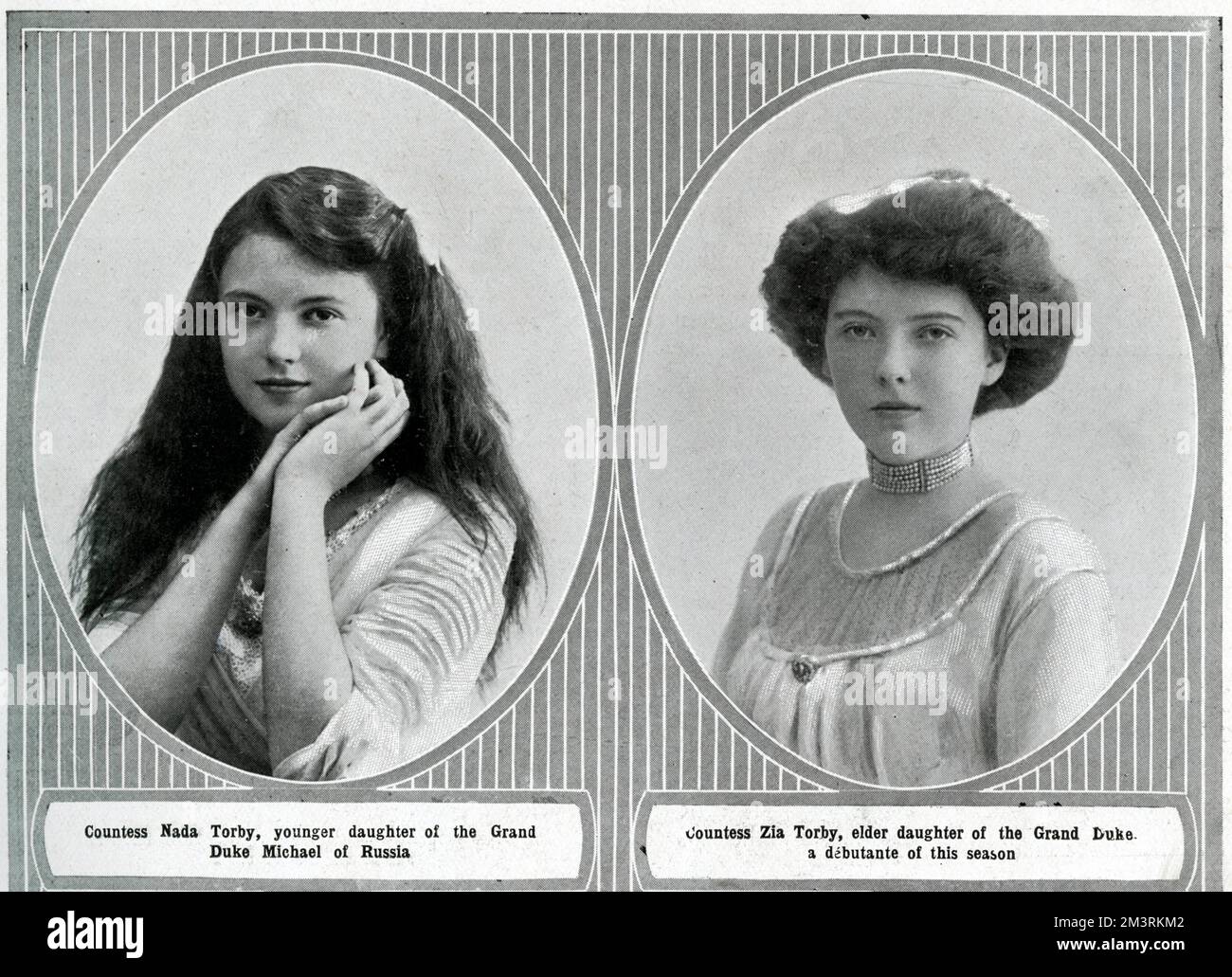 Portraits of Countess Nada (Nadejda) Torby, later Marchioness of