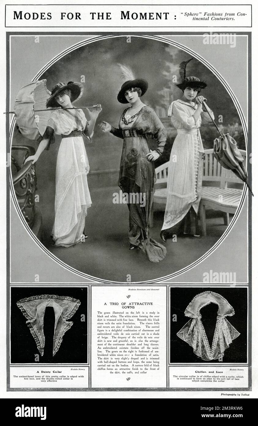 Fashion for the moment 1913 Stock Photo - Alamy