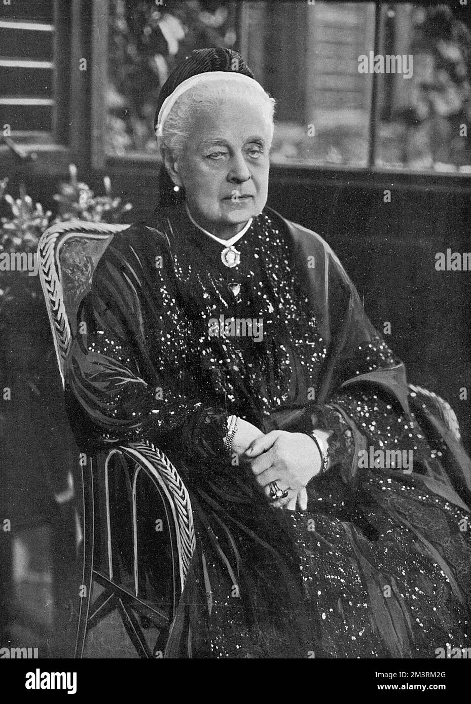 Princess Marie of Saxe-Altenbrug (1818 - 1907), Queen of Hanover and the consort of George V, a grandson of George III of the United Kingdom and Queen Charlotte. Stock Photo