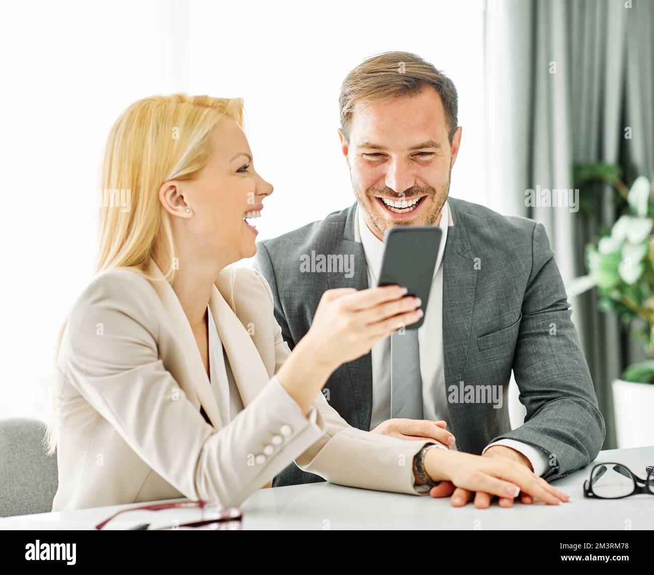 young business people meeting office teamwork black businesswoman corporate discussion laptop busniessman Stock Photo