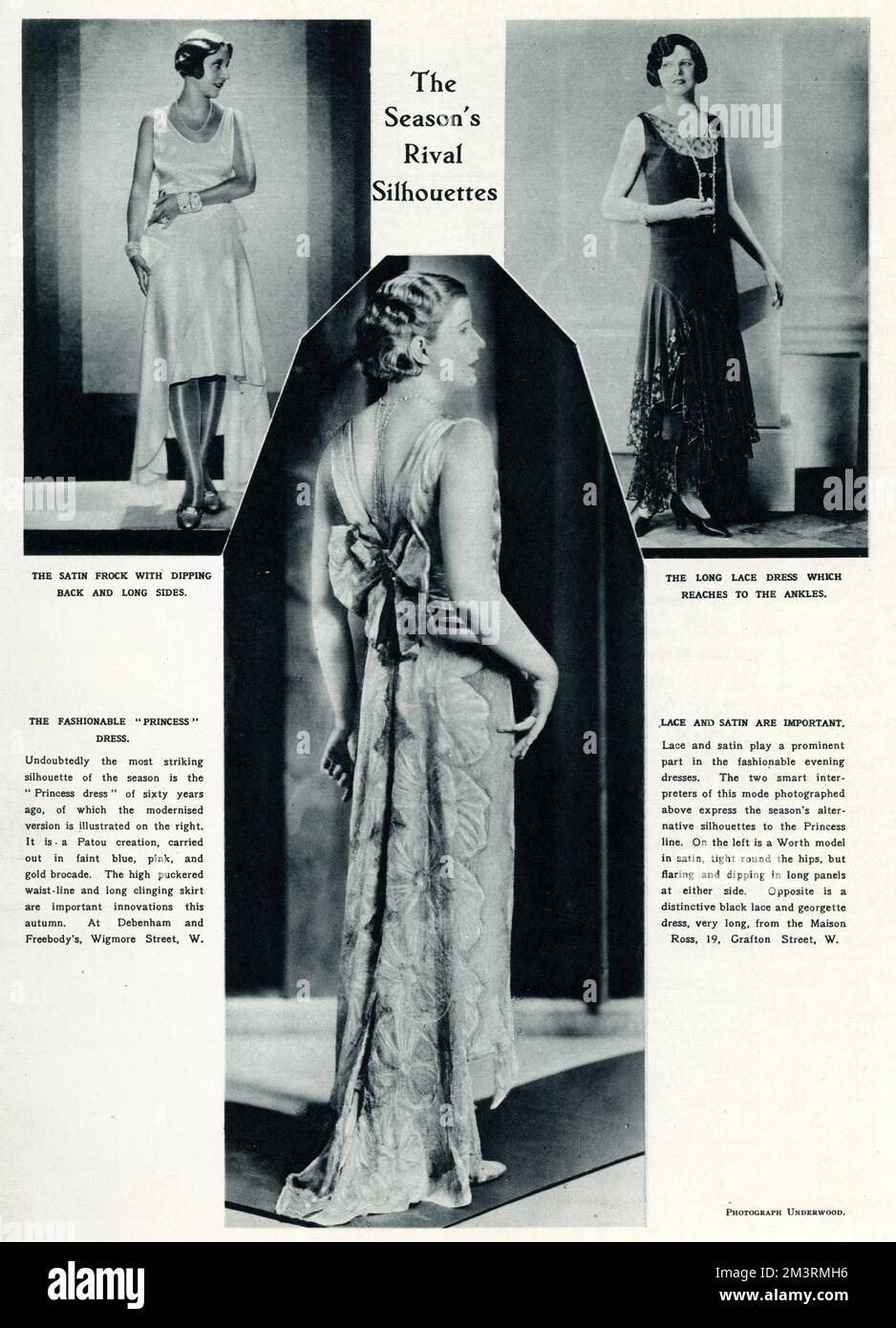 Evening dresses 1929 hi-res stock photography and images - Alamy