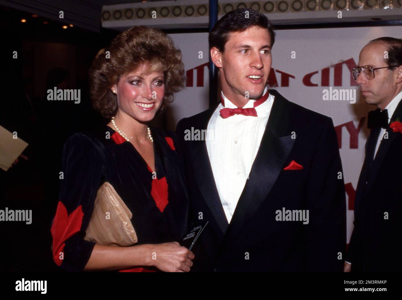 Ann Martin and Steve Sax at the City Heat Hollywood Premiere on December  5, 1984 at the Mann's Chinese Theatre in Hollywood, California Credit:  Ralph Dominguez/MediaPunch Stock Photo - Alamy