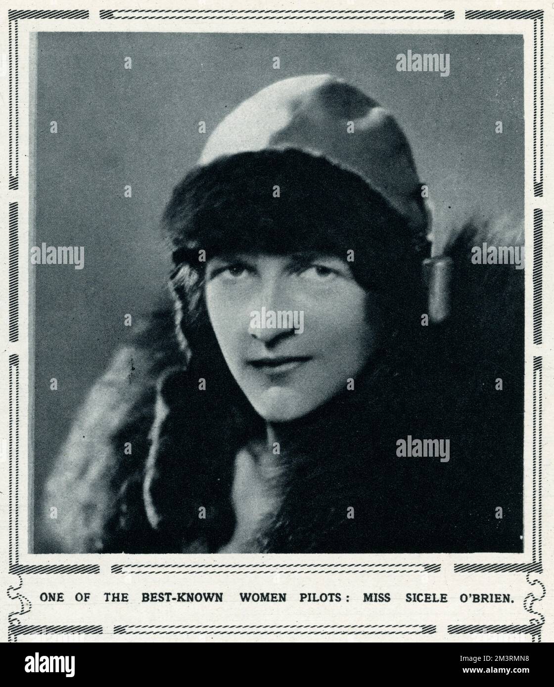 Sicele O'Brien (1887 - 1931), Ireland's pioneering pilot Stock Photo 