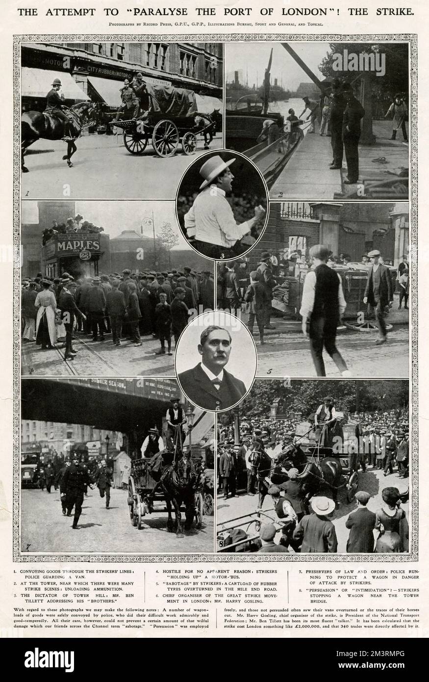 1911 railway strike hi-res stock photography and images - Alamy