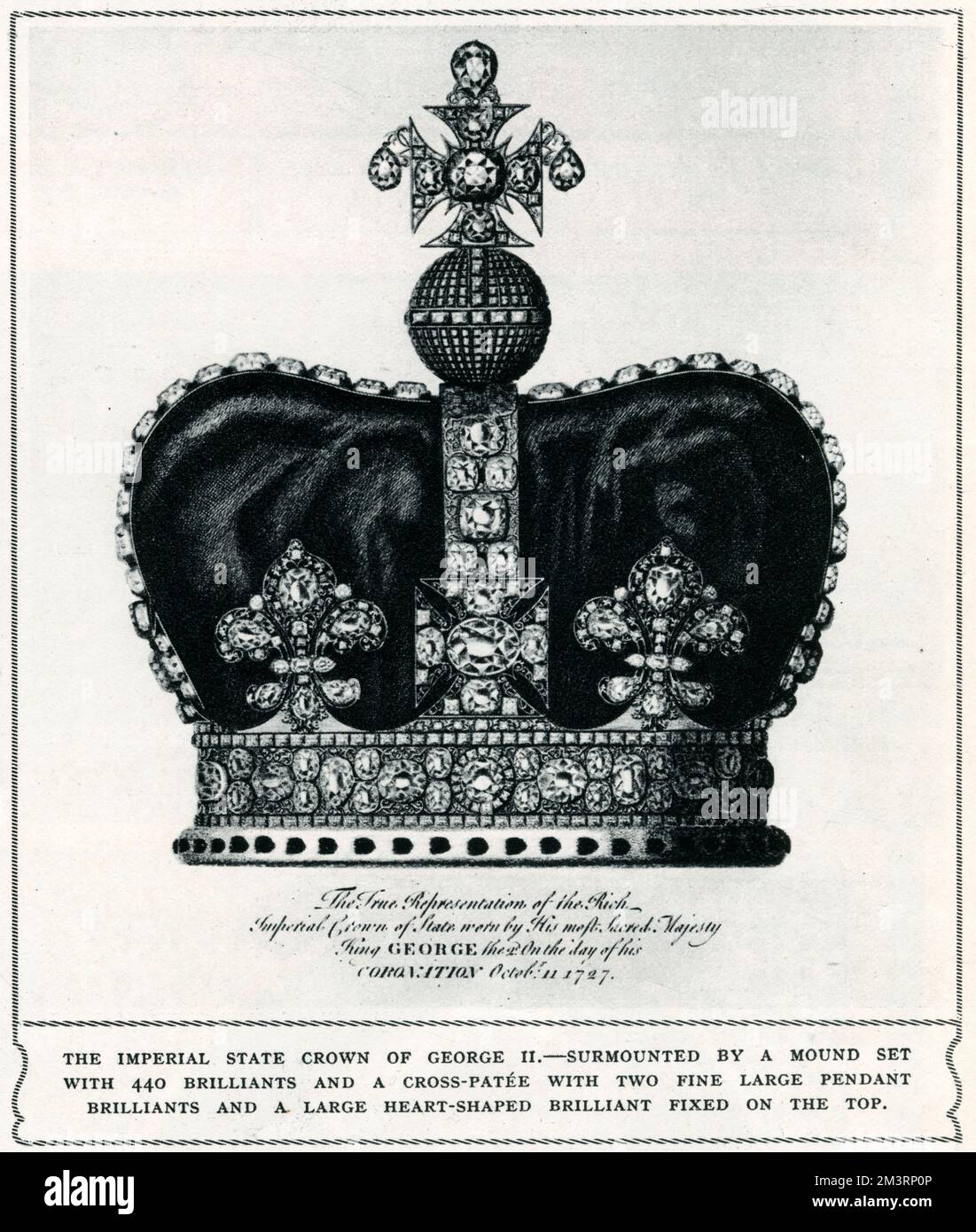 Médaille En Argent Couronnement George II 1727 – 35 Mm, Par John Croker, Qualité AU, Circulée