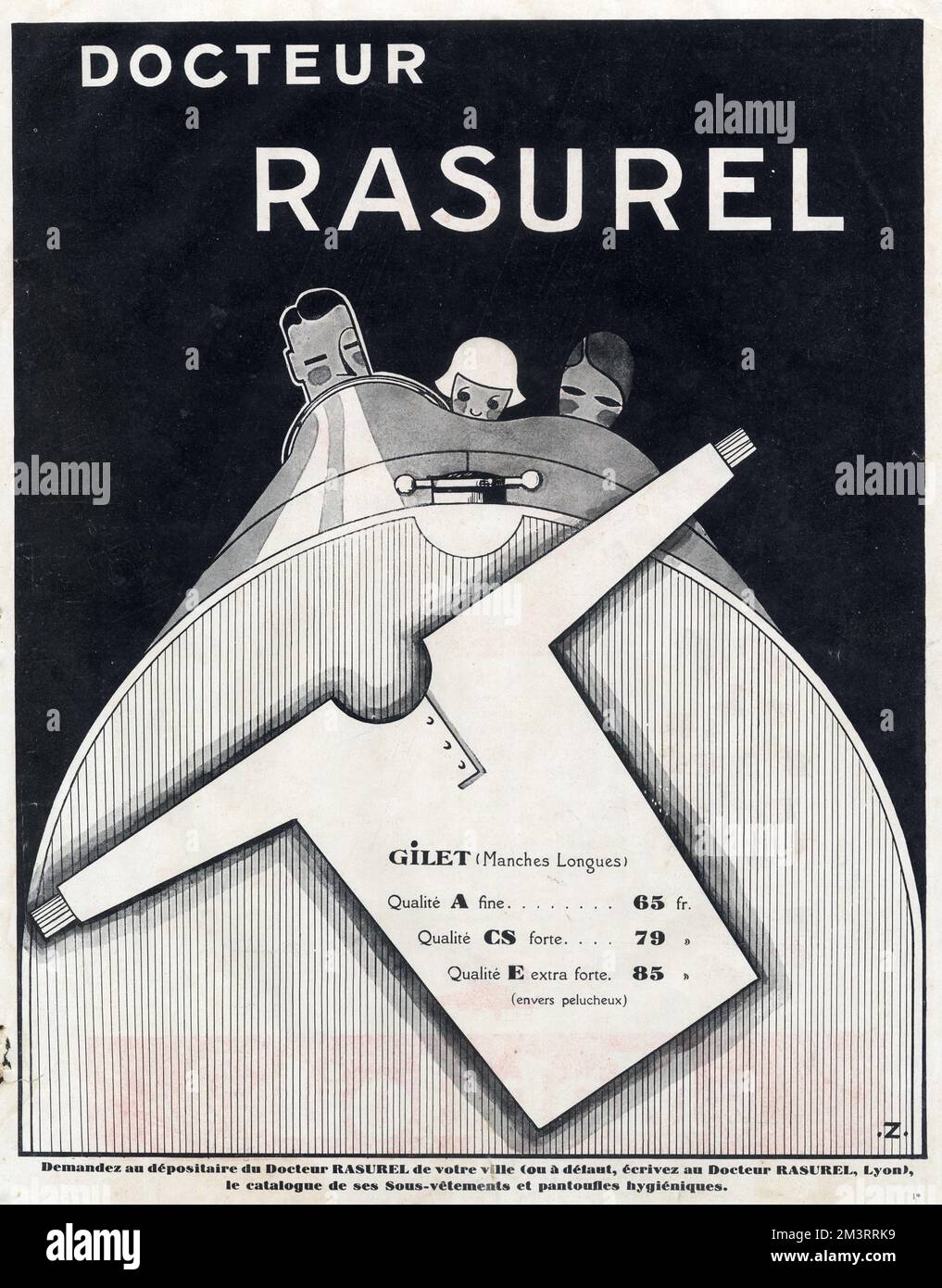 Publicité ancienne DOCTEUR RASUREL Stock Photo - Alamy