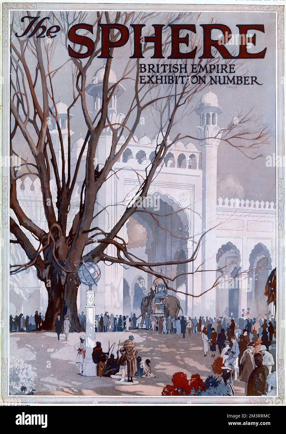 Front cover of The Sphere magazine's British Empire Exhibition Number