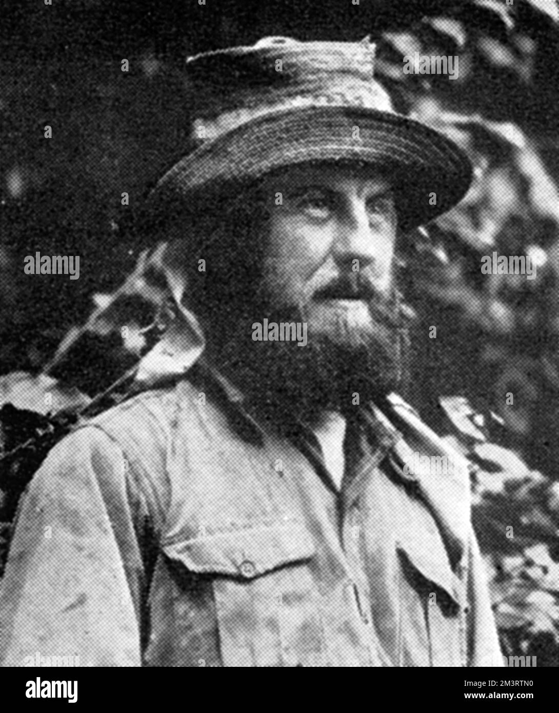 Colonel P H Fawcett, the celebrated explorer who disappeared in Central Brazil in 1925.   1925 Stock Photo