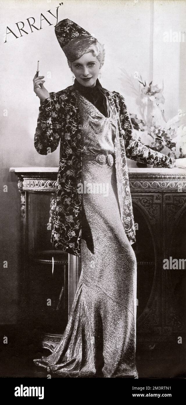 DRESS HIPPY 1930sビンテージ型 SMOKING JACKET