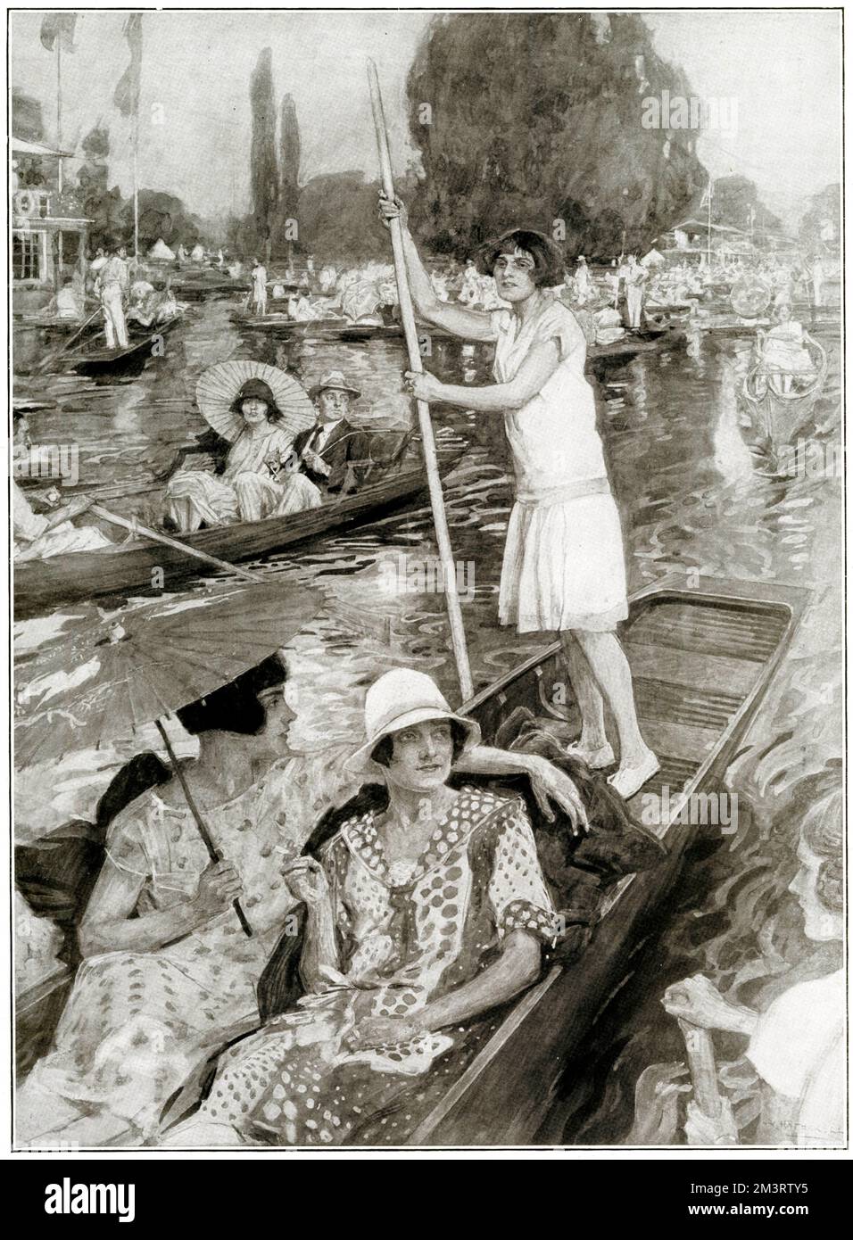 Henley - Between the Races 1926 Stock Photo