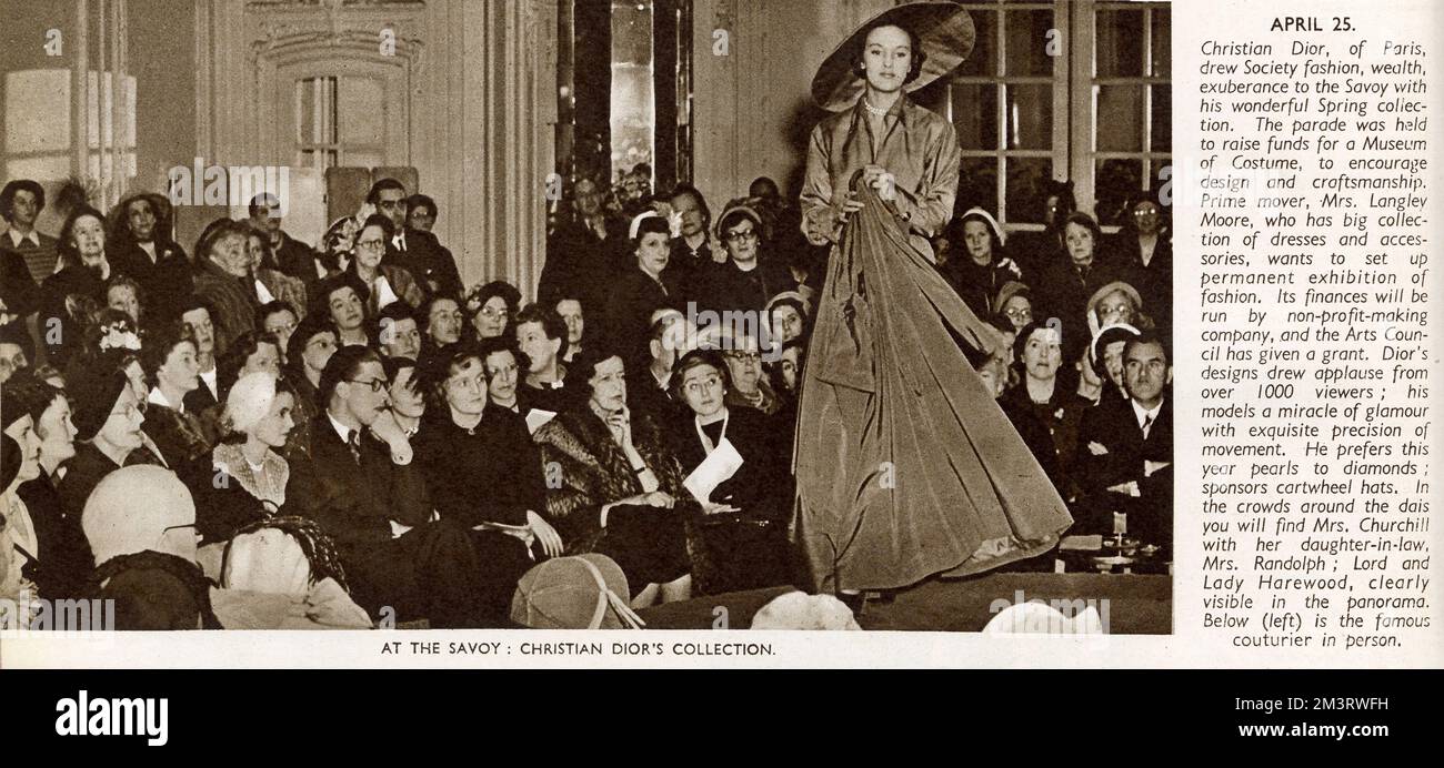 Christian dior 1947 new look hi-res stock photography and images - Alamy
