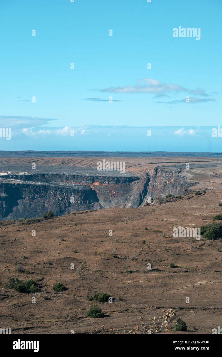 Volcanoes national park Stock Photo - Alamy