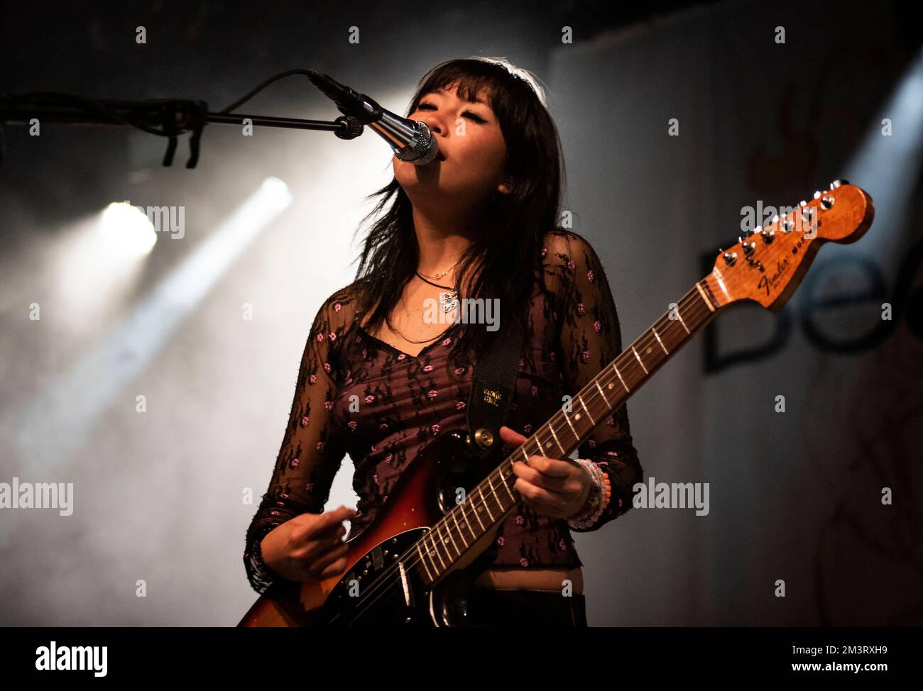 Beabadoobee on stage at Manchester Academy UK 2022 Stock Photo