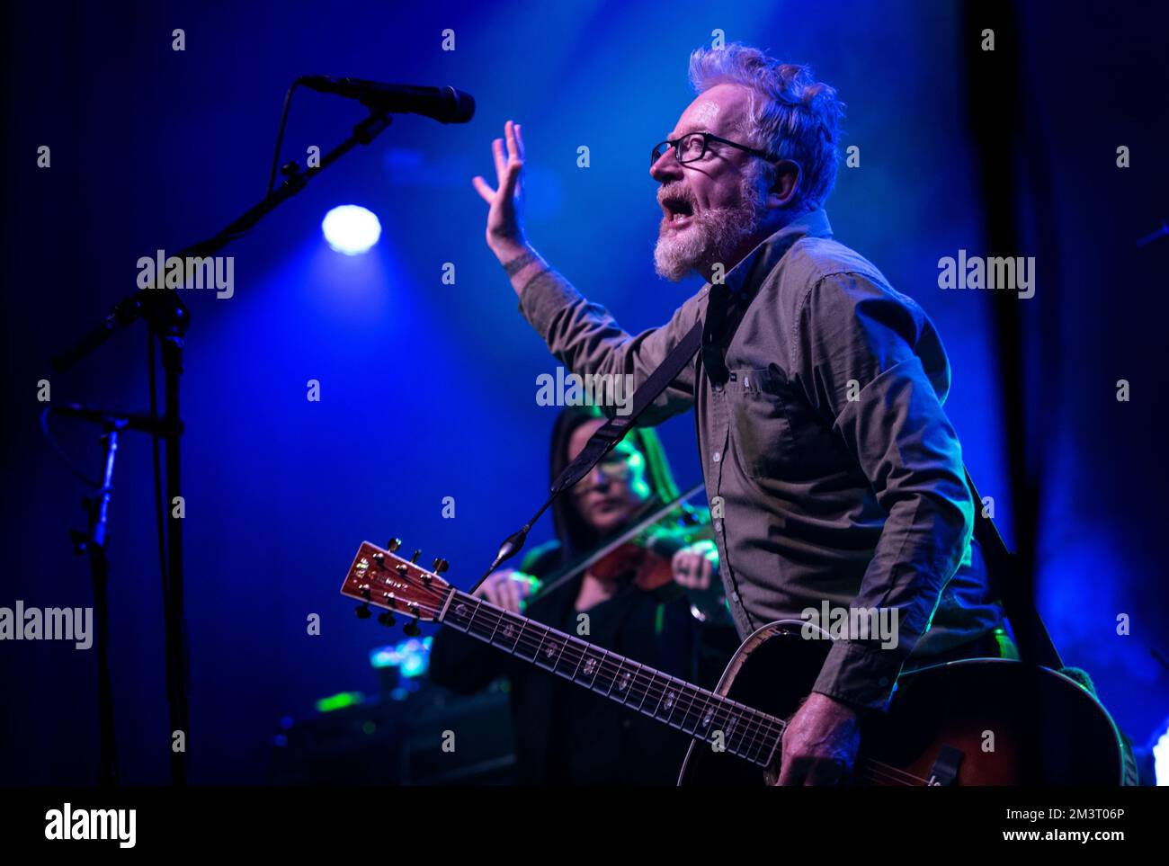 Flogging Molly on stage at O2 Ritz Manchester UK Stock Photo - Alamy