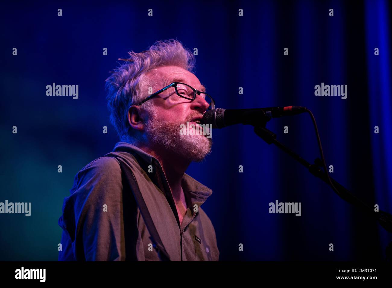 Flogging Molly on stage at O2 Ritz Manchester UK Stock Photo