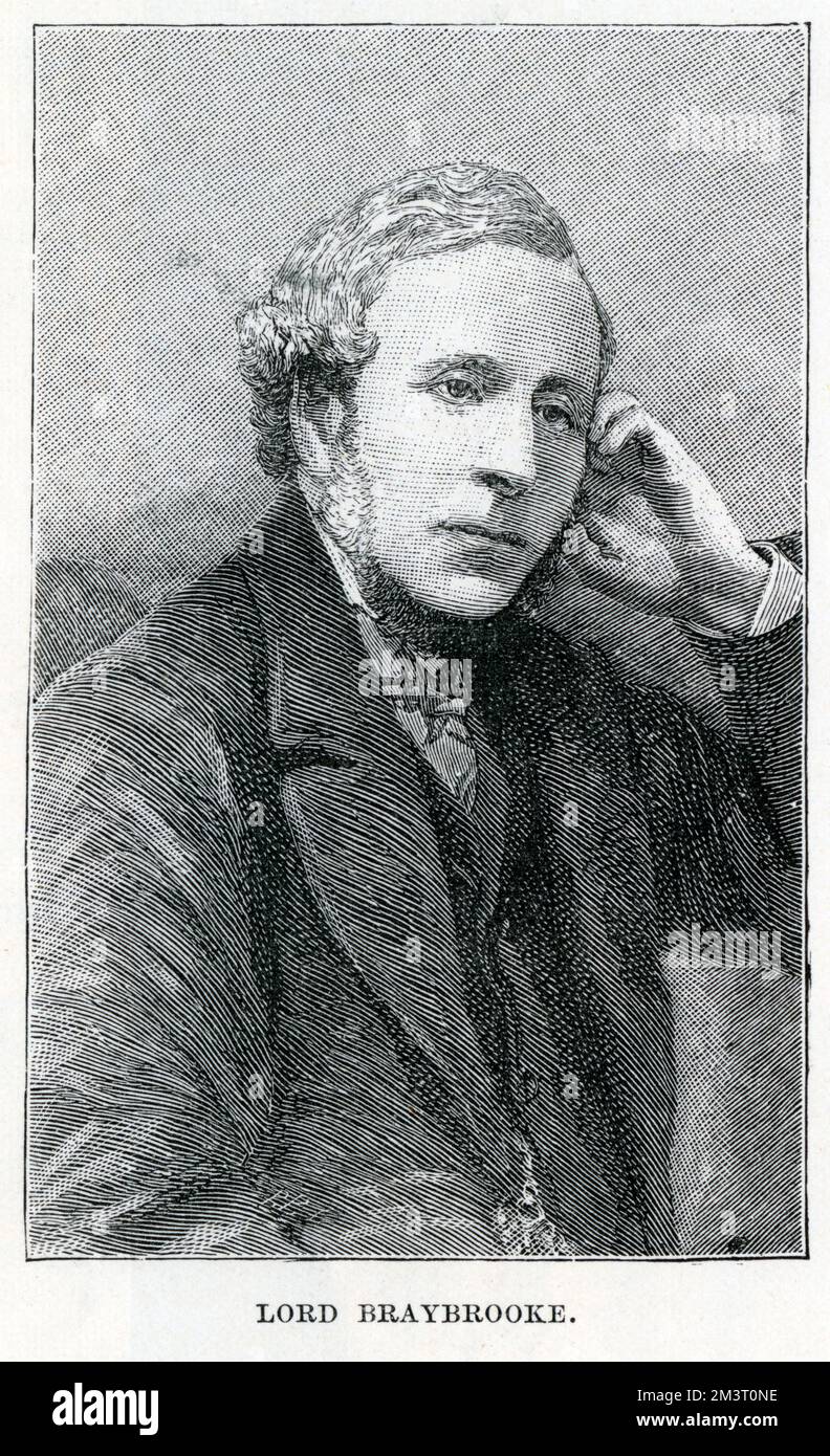 Charles Cornwallis Neville, 5th Baron Braybrooke (1823–1902) - British peer. Stock Photo