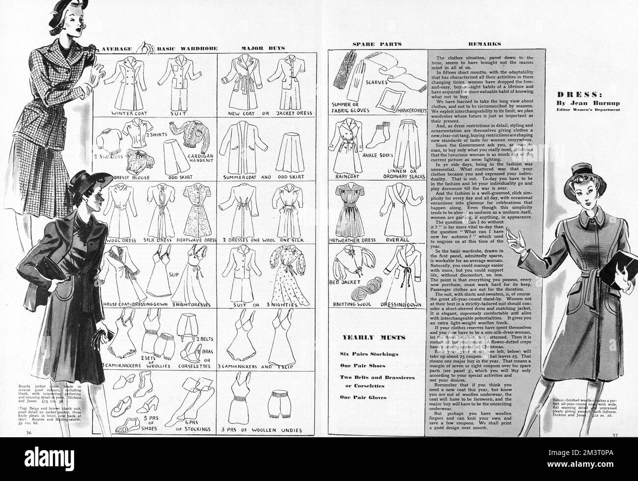 Dress By Jean Burnup Article From Britannia Eve 1942 On How To how-to-instantly-make-your-outfit-10-times-prettier-style-mistakes