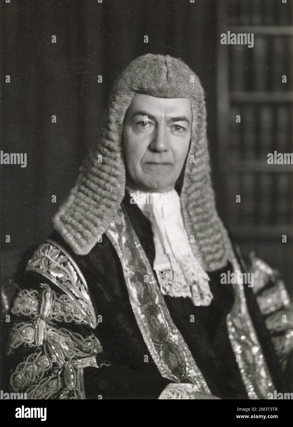Sir Donald Somervell, Lord Justice of Appeal (1889-1960), British barrister, judge and Conservative party politician.     Date: C.1948 Stock Photo