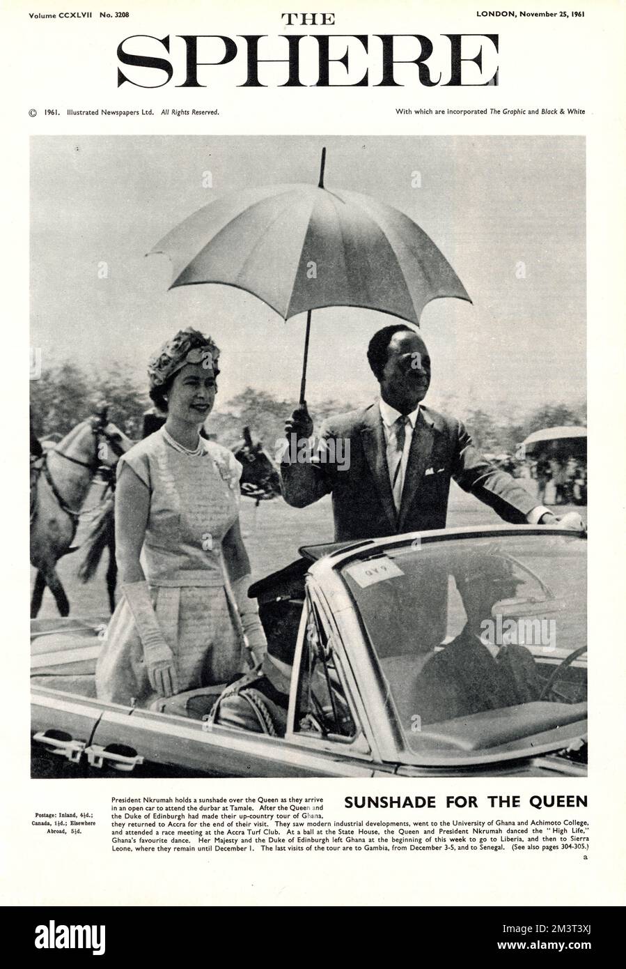 Nov. 20, 1961 - Queen Dances 'High Life' -- With Dr. Nkrumah, Stock Photo,  Picture And Rights Managed Image. Pic. ZUK-19611120-BAF-K09-002