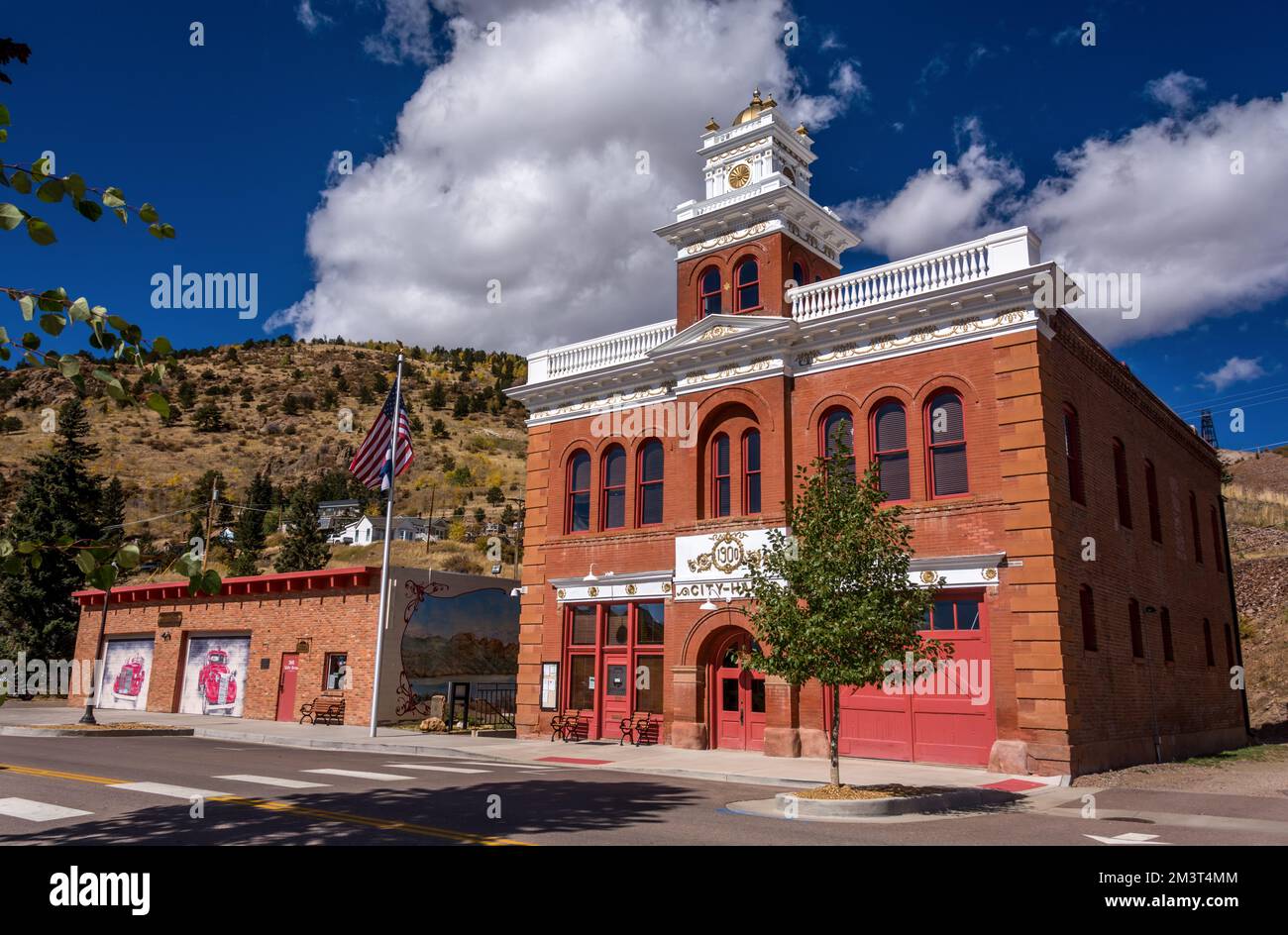 VICTOR, COLORADO, UNITED STATES OCTOBER, 2019 The Victor City Hall