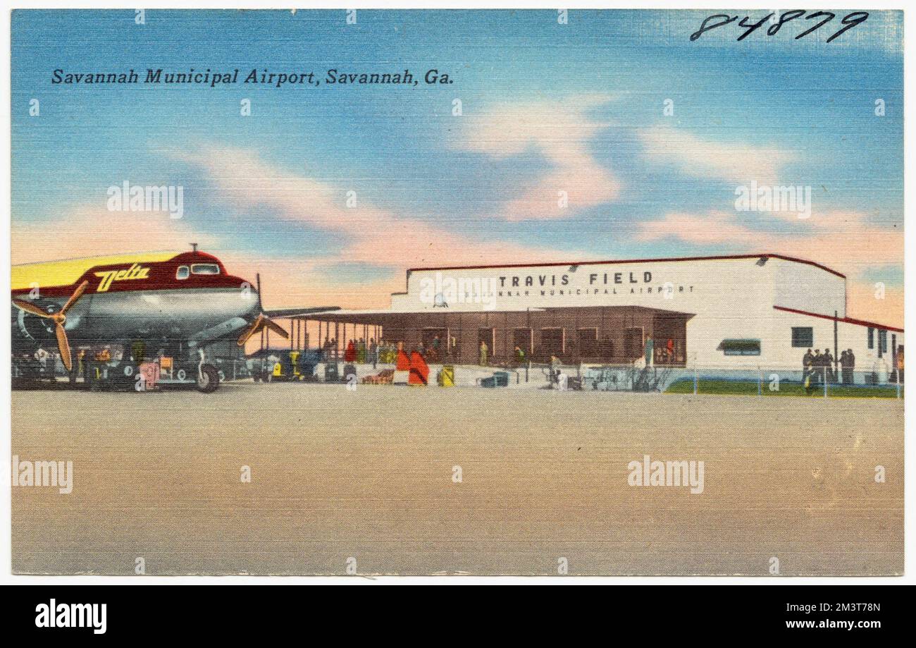 Savannah Municipal Airport, Savannah, Ga. , Airports, Tichnor Brothers