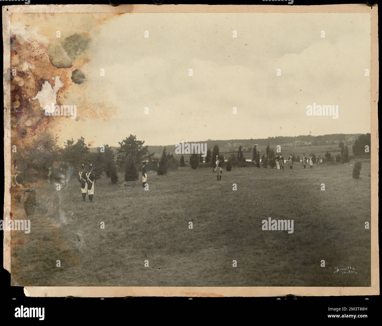 Scene from the Pageant of Cape Cod, held on the banks of the Cape Cod ...