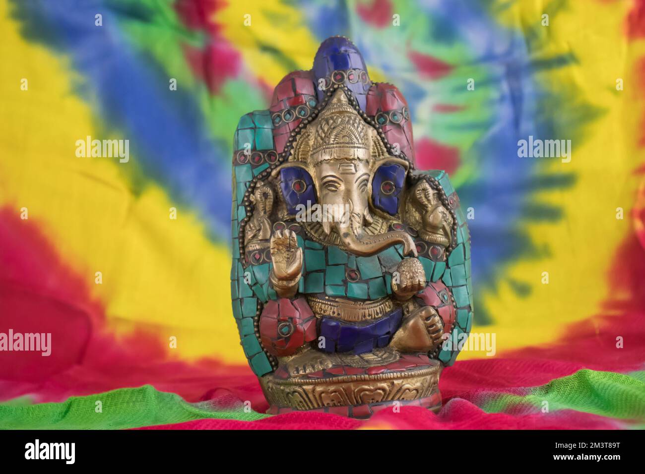 Lord Ganesh Ganapati, Vinayaka, one of the most important divines in Hindu religion Stock Photo