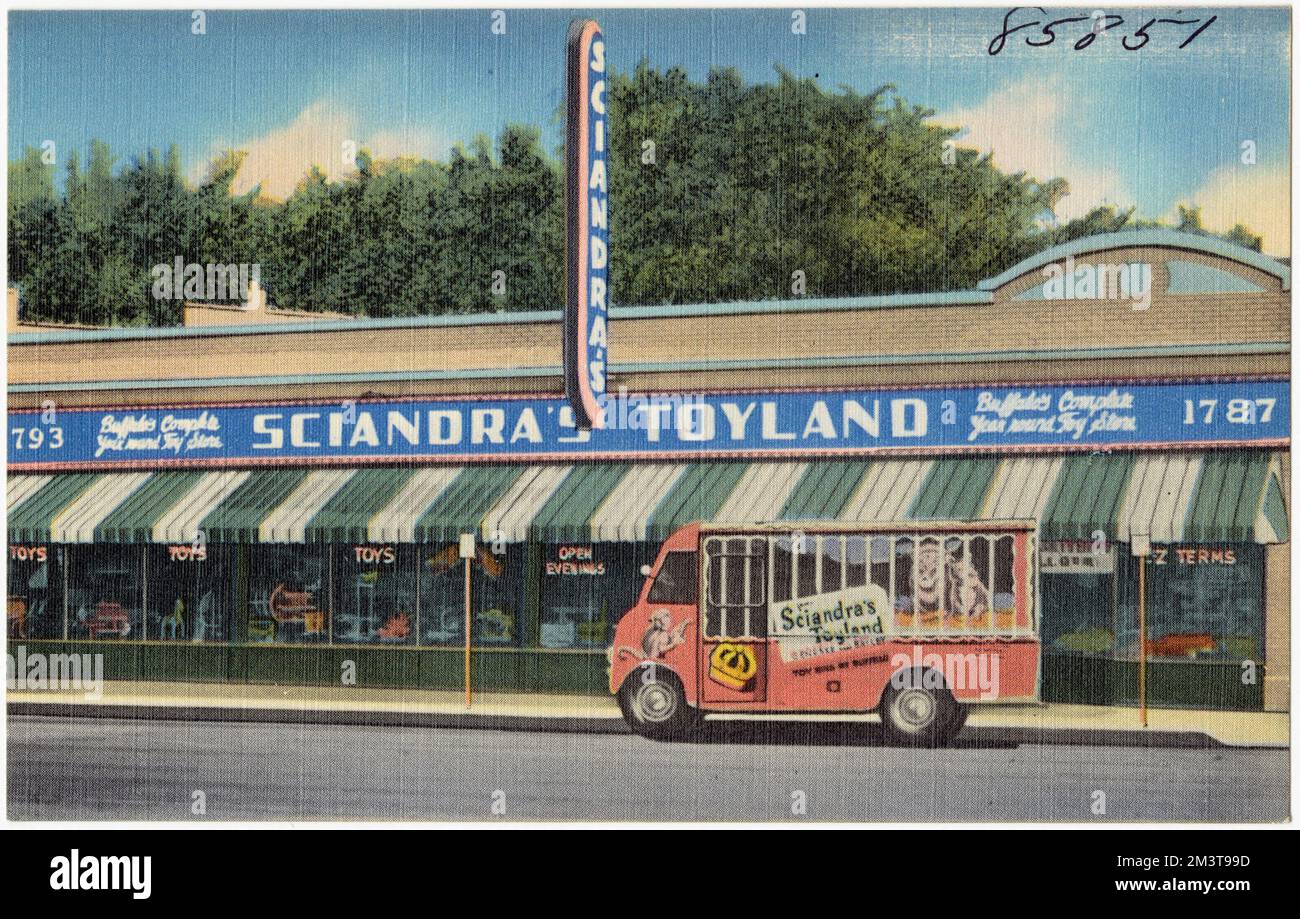 Sciandra's Toyland , Commercial facilities, Tichnor Brothers Collection ...