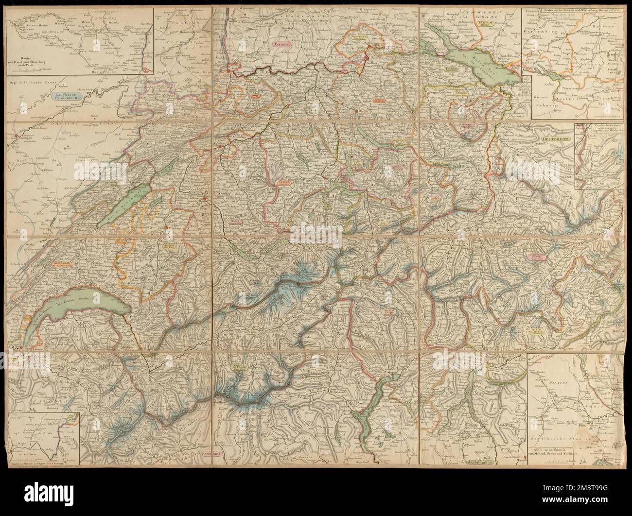 Schweiz Switzerland Maps Norman - Schweiz Switzerland Maps Norman B Leventhal Map Center Collection 2M3T99G 