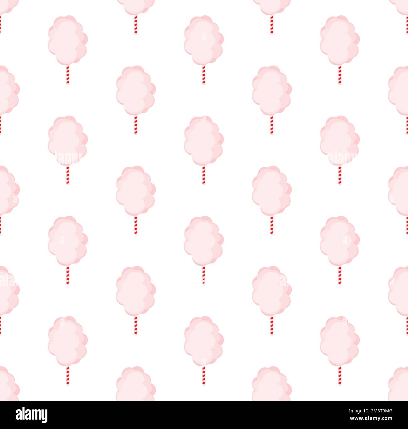Colorful cotton candy. Seamless vector pattern Eps 10 Stock Vector