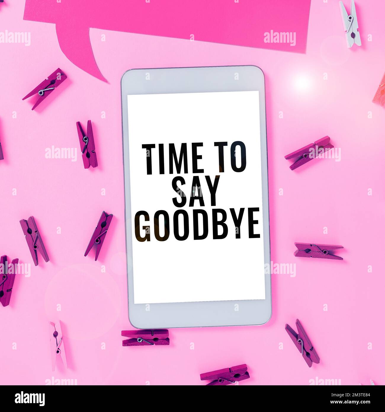 Handwriting text Time To Say Goodbye. Business concept Bidding Farewell