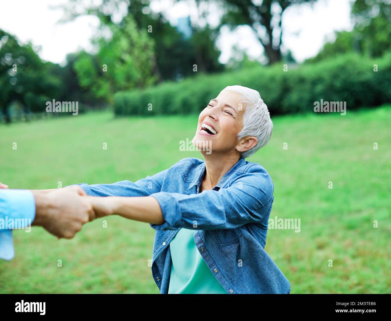 senior couple happy elderly love together retirement lifestyle smiling man woman mature Stock Photo