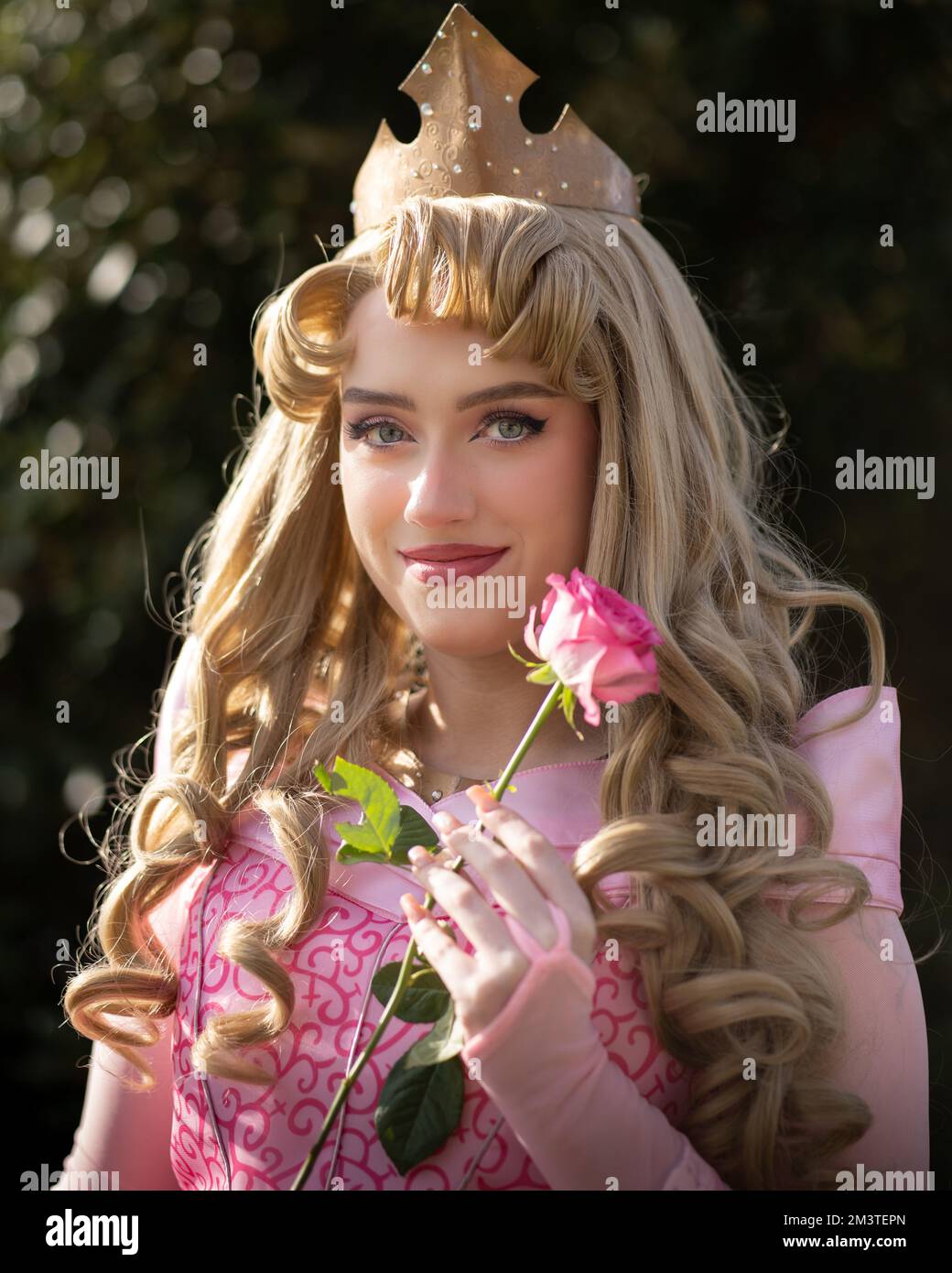 sleeping beauty cosplay Stock Photo - Alamy