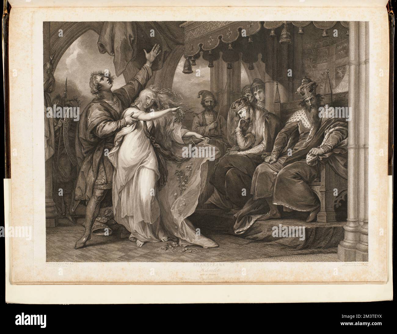 Shakspeare. Hamlet, act IV, scene V Elsinore King, Queen, Laertes