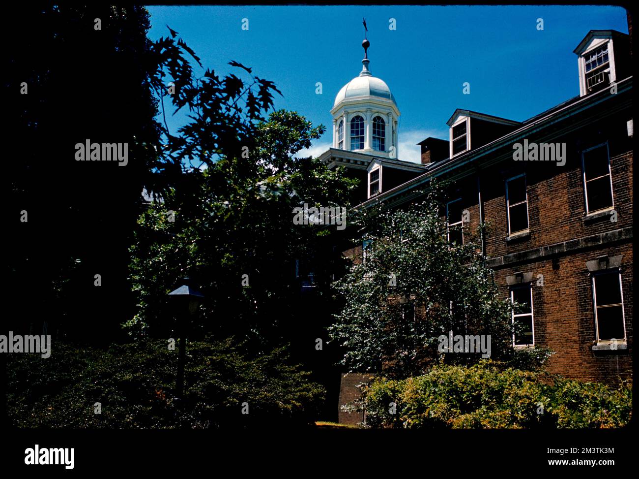 Side of Pennsylvania Hospital building with cupola, Philadelphia