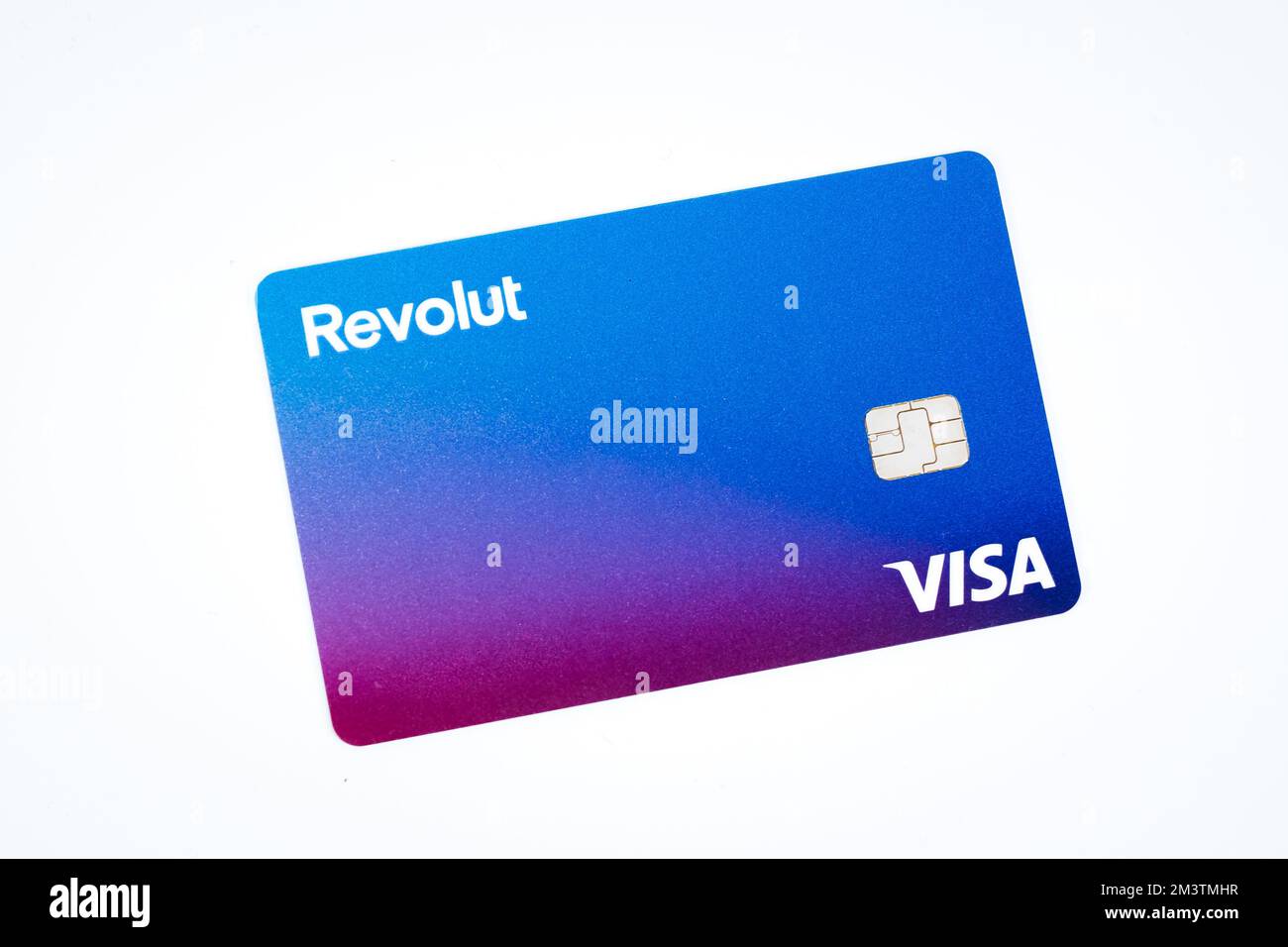 Talinn, Estonia - October 16,.2022: Revolut bank card. Stock Photo