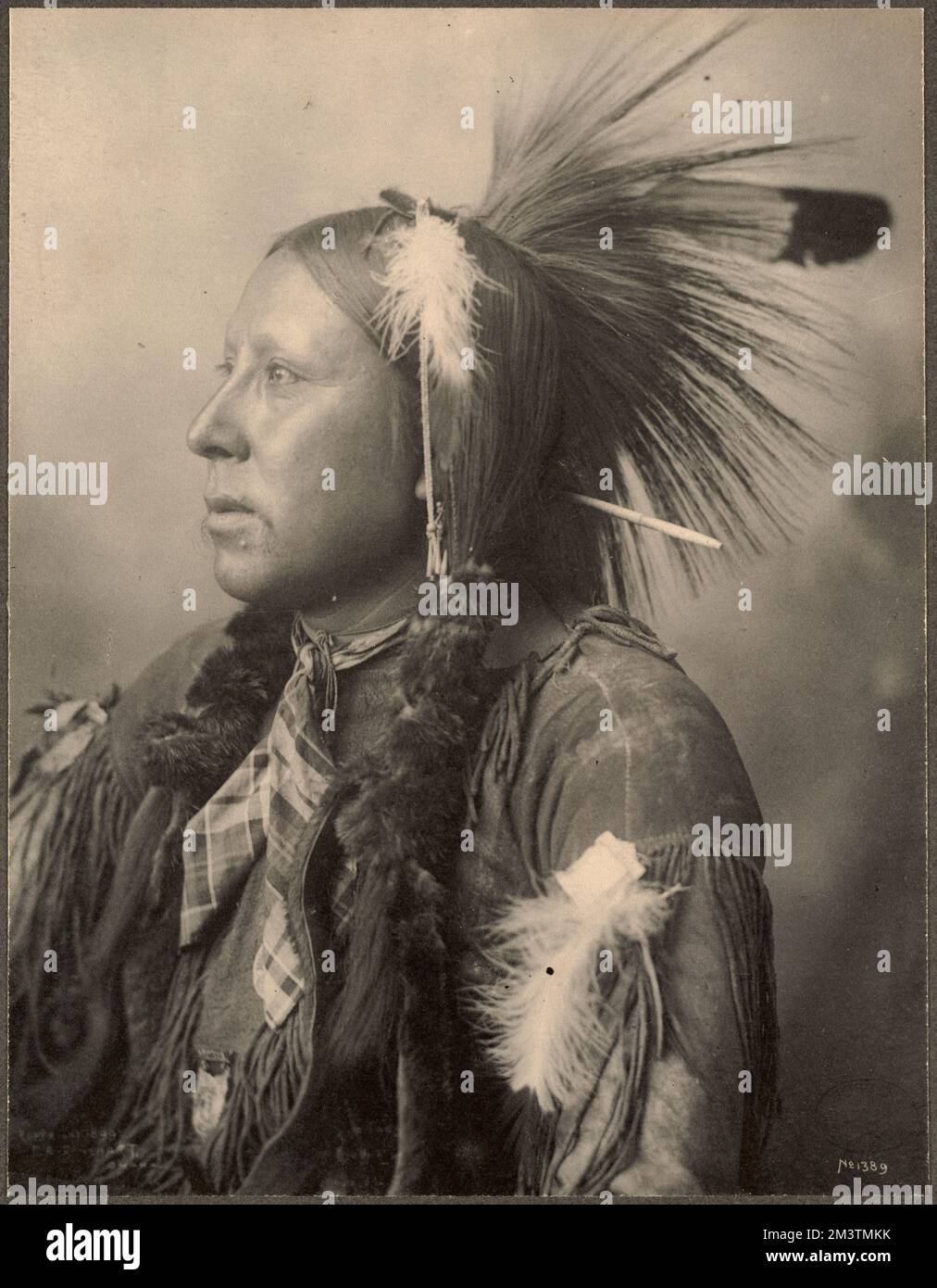 Six Toes, Kiowa , Indians of North America, Trans-Mississippi and International Exposition 1898 : Omaha, Neb.. Photographs of the American West Stock Photo