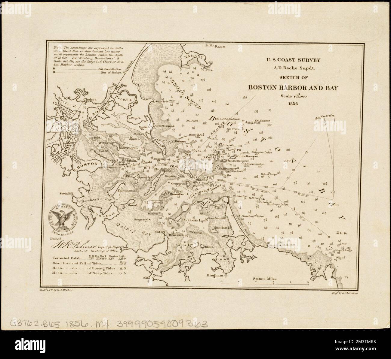 Sketch of Boston Harbor and Bay , Harbors, Massachusetts, Boston, Maps ...