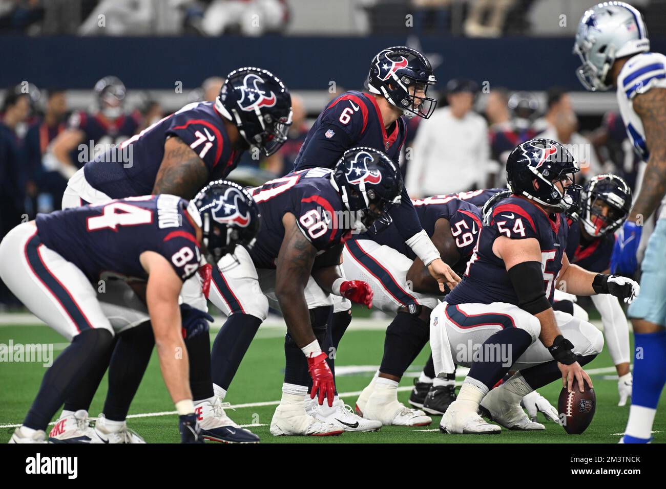 the NFL Football Game between the Houston Texans and the Dallas Cowboys on  December 11, 2022 at AT&T Stadium in Arlington, Texas. The Cowboys defeat  Stock Photo - Alamy