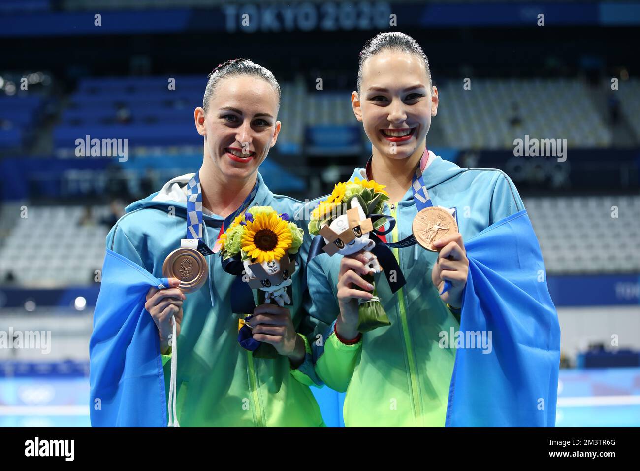 AUG 4, 2021 TOKYO, JAPAN Marta FIEDINA and Anastasiya SAVCHUK of