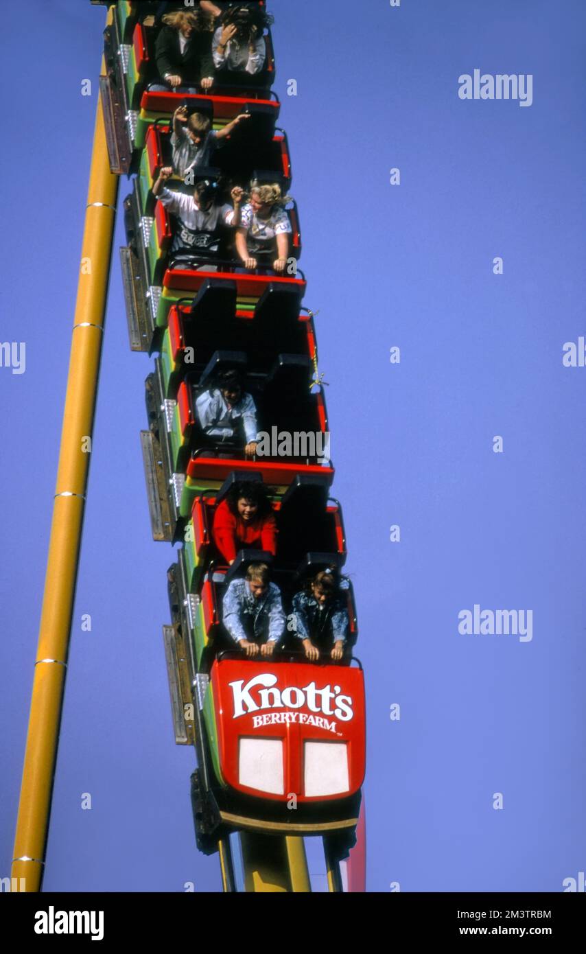 Roller Coaster at Knott's Berry Farm, Buena Park, CA Stock Photo Alamy